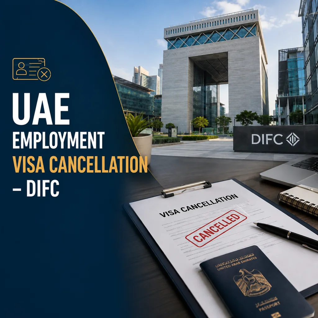 UAE Employment Visa Cancellation - DIFC
